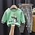 cheap Pajamas-Toddler Boys 2 Pieces T-shirt &amp; Pants Pajama Sets Long Sleeve C20 C25 C26 Animal Cartoon Button Spring Fall Fashion Home 3-7 Years