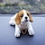 billige Vedhæng og andet udsmykning til bilen-nikkende rystende hund harpiks simulering hvalp hjem bil interiør ornament indretning gave