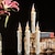 baratos Iluminação de Acessórios de Halloween-6 peças de velas brancas pontiagudas macias perfeitas para decorações de halloween e natal velas longas com pontos de rasgo mesa decorativa e luzes da sala de estar