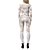 cheap Skulls &amp; Bones-Skeleton Skull Halloween Cosplay Costume Bodysuits Full Body Catsuit Carnival Costume Full Body Suit One Piece Cosplay Kid&#039;s Adults&#039; Women&#039;s Masquerade Mardi Gras Party Halloween Easy Halloween