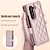cheap Samsung Cases-Phone Case For Samsung Galaxy Z Fold 5 Z Fold 4 Z Fold 3 Wallet Case Four Corners Drop Resistance Shockproof Retro TPU PU Leather