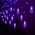abordables Iluminación interior y para fiestas-Guirnalda de Luces Icicle Halloween LED, 3,5M 96 LED con Efecto Cortina Cascada, Luces Decorativas con Enchufe para Exterior, Casa, Jardín, Terraza, Patio, Fiesta y Decoración Festiva