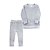 preiswerte Sets-2 Stück Baby Mädchen Feste Farbe Rundhalsausschnitt Set aus Kapuzenpullover und Jogginghose einstellen Langarm Sport Outdoor 3-7 Jahre Herbst Champagner Rosa Blau