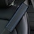رخيصةأون أغطية مقاعد السيارات-2 قطعة جلد الألياف تنقش حزام مقعد السيارة الكتف حامي الغطاء الواقي حزام الأمان