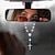 billige Vedhæng og andet udsmykning til bilen-1 stk bil bakspejl vedhæng dekoration - cross auto rosenkrans bil hængende tilbehør - tilføj et strejf af elegance til din bils interiør!