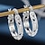 Χαμηλού Κόστους Σκουλαρίκια-Γυναικεία Κουμπωτά Σκουλαρίκια Πολυτελή Κοσμήματα Κλασσικό Πολύτιμος Στυλάτο Απλός Σκουλαρίκια Κοσμήματα Χρυσό / Άσπρο Για Γάμου Πάρτι 1 ζευγάρι