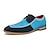 ieftine Oxfords Bărbați-Bărbați Oxfords Pantofi formali Plimbare Afacere Casual Zilnic Birou și carieră Pluș Dantelat Albastru Maro Gri Bloc Culoare Primăvară Toamnă