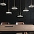 baratos Lustres Exclusivos-Luz pingente de teto 3/4/5/6 cabeça moderna folha de lótus criativa mesa de escritório lustre luz luxo barra mesa de jantar mesa de jantar iluminação 110-240v