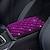 ieftine Interior DIY Auto-Set de accesorii pentru interiorul mașinii pentru femei, husă de protecție universală de pluș pentru centura de siguranță/schimbător de viteze/scăpare manuală/oglindă spate, pernă pentru cotieră