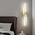 זול אורות קיר לדים-lightinthebox תאורת קיר led 74 ס&quot;מ מנורות קיר led אקריליק פמוטים קיר מרפסת ארוכה גוף מנורת קיר מתאים לסלון לבן חם 110-240v