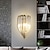 voordelige Kristallen Wandlampen-Kristal Voor Binnen LED Traditioneel / Klassiek Wandlampen voor binnen Woonkamer Slaapkamer Metaal Muur licht AC 110V Wisselstroom 220V 1 W