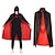 cheap Carnival Costumes-Vampire Dracula Cosplay Costume Cloak Masquerade Kid&#039;s Adults&#039; Men&#039;s Women&#039;s Boys Girls&#039; Cosplay Party / Evening Halloween Carnival Masquerade Easy Halloween Costumes Mardi Gras