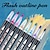 cheap Painting, Drawing &amp; Art Supplies-8/12/24 Colors Outline Markers Self Double Line Self-Outline Metallic Pens For Scrapbook Photo Album Gift Card Making Easter Eggs Art Crafts