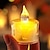 billige Dekorative lys-4/12/24 stk halloween led elektronisk stearinlys batteridrevet spøgelsesfestival dekoration natlys jul nytår bryllupsfest hjemmedekoration belysning