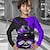 billige drenges 3d t-shirts-Drenge 3D Geometrisk Bil T-shirt Langærmet 3D-udskrivning Efterår Vinter Sport Mode Gade Polyester Børn 3-12 år udendørs Afslappet Daglig Regulær