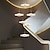 preiswerte Einzigartige Kronleuchter-Kronleuchter 3/6/8/10/12 Kopf modernes Licht Luxus-Kronleuchter Lotusblatt Acryl Lampenschirm Treppe langer Kronleuchter Wohnzimmer Restaurant LED-Licht 110–240 V