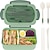 abordables Rangements pour la cuisine-Boîte à lunch de 1000 ml avec vaisselle pour employés de bureau, boîte à bento carrée pour four à micro-ondes, récipient alimentaire étanche, fournitures de cuisine pour la maison de l&#039;école