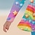 cheap Girl&#039;s 3D Sets-Girls&#039; 3D Galaxy Rainbow T-shirt &amp; Pants Dress Set Clothing Set Long Sleeve 3D Print Spring Fall Winter Active Fashion Daily Polyester Kids 3-12 Years Outdoor Date Vacation Regular Fit
