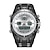 abordables Relojes digitales-Hombre Reloj Digital Relojes de cuarzo Lujo Esfera Grande Moda Negocios Luminoso Calendario IMPERMEABLE Silicona Reloj