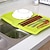 Χαμηλού Κόστους Σκεύη &amp; Γκάτζετ Κουζίνας-πλαστική σανίδα αποστράγγισης πιάτων, μεγάλος λευκός δίσκος αποστράγγισης με πλευρική εκτροπή κλίσης πτώσης, σανίδα αποστράγγισης πλάκας στεγνώματος φίλτρου πιάτων με αντιολισθητική βάση για κουζινικά