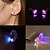 baratos Brinquedos com Luzes-2pcs Ilumine a Noite com Esses Brincos LED Que Mudam de Cor - Perfeito para Festas Presente de Dia dos Namorados