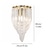 billige Vegglys i krystall-Krystall Innendørs LED Traditionel / Klassisk Innendørs vegglamper Stue Soverom Metall Vegglampe AC 110V AC 220V 1 W