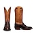 levne Cowboy &amp; Western Boots-Pánské Boty Kovbojské boty Chůze Vinobraní Venkovní PU Dodává na výšce Protiskluzové Povaleč Tmavěhnědá Káva špaldová hnědá Tmavě šedá Zima