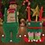 voordelige Kerstdecoraties-1 st elf tassen snoepzakken kerstcadeaus cadeauzakjes kerstcadeaus kerstversiering