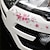 رخيصةأون ملصقات السيارات-ملصقات سيارات بأزهار الكرز تحب إكسسوارات تصميم السيارة باللون الوردي