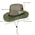 cheap Men&#039;s Hats-Men&#039;s Sun Hat Soaker Hat Safari Hat Gambler Hat Beach Hat Brown Green Polycotton Mesh Wide Brim Stylish Casual Outdoor clothing Holiday Going out Plain Sunscreen