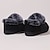 cheap Women&#039;s Slippers &amp; Flip-Flops-Men&#039;s Women&#039;s Slippers Fuzzy Slippers Fluffy Slippers House Slippers Warm Slippers Home Daily Cartoon Winter Flat Heel Round Toe Casual Comfort Faux Fur Loafer Wine Black Coffee