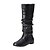 cheap Women&#039;s Boots-Women&#039;s Boots Motorcycle Boots Slouchy Boots Plus Size Outdoor Daily Solid Color Knee High Boots Winter Buckle Hidden Heel Round Toe Vintage Classic Casual PU Loafer Black Brown khaki