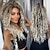 cheap Costume Wigs-Halloween Gifts Ombre Ash Blonde Curly Wig Long Wavy Wigs for White Women Fluffy Synthetic Wig 80s Chrismas Carnival Party Wig Costume for Women Big Volume Brown Shades Blonde