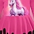 voordelige 3D-jurken voor meisjes-Meisjes 3D Grafisch dier Eenhoorn Jurk Roze Lange mouw 3D-afdrukken Zomer Herfst Sport &amp; Outdoor Dagelijks Feestdagen leuke Style Casual Mooi Kinderen 3-12 jaar Casual jurk A lijn jurk Boven de knie