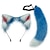 cheap Hair Styling Accessories-Simulated Beast Ears and Tail Set Cute Plush Fox Tail Adjustable Wolf Ear Hair Band Fox Ear Accessories