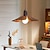 billige Øylys-led pendel lampe trestoff hengende lampe loft høyde justerbar tak pendel soverom bar cafe kontor bord hengende lamper 110-240v
