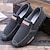 cheap Men&#039;s Slip-ons &amp; Loafers-Men&#039;s Loafers &amp; Slip-Ons Cloth Loafers Comfort Shoes Walking Sporty Casual Outdoor Daily Canvas Breathable Comfortable Slip Resistant Loafer Black Navy Blue Grey Summer Spring