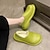 cheap Women&#039;s Slippers &amp; Flip-Flops-Women&#039;s Slippers Fuzzy Slippers Fluffy Slippers House Slippers Warm Slippers Home Daily Solid Color Winter Flat Heel Round Toe Casual Comfort Minimalism EVA Loafer Black Orange Green