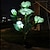 billige Pathway Lights &amp; Lanterns-5 hoved led solar rose orkidé blomster lys udendørs have vandtæt simulation græsplæne lampe bryllupsfest jule indretning landskab lys
