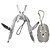 economico Ornamenti e pendenti per auto-cacciavite a coltello per pinze in acciaio inossidabile con portachiavi multi-strumento più cool &amp; Di più!