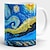 cheap Mugs &amp; Cups-Classic Art The Starry Night Vincent Van Gogh Ceramic Coffee Mug Tea Cup, 11 OZ