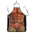billige forklæde-cosplay køkkenforklæde med lang bindebånd halsrem unisex grillmadlavning tegning håndværksforklæder til kok