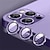 رخيصةأون واقيات شاشات أيفون-مجموعة 1 كاميرا عدسة حامي من أجل Apple آيفون 15 برو ماكس بلس iPhone 14 13 12 11 Pro Max Mini SE X XR XS Max 8 7 Plus زجاج مقسي 9Hقسوة ضد البصمات (HD) دقة عالية ألماس مقاومة الحك