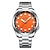 お買い得  クォーツ腕時計-CURREN 女性 男性 クォーツ 贅沢 大きめ文字盤 ファッション ビジネス 光る 防水 デコレーション 合金 腕時計
