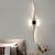 abordables Appliques murales LED-lightinthebox Applique murale LED pour intérieur 60/80 cm 2 lumières minimalistes à montage mural longue décoration d&#039;intérieur luminaire pour salon chambre à coucher blanc chaud 110-240 V
