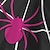 abordables robes 3d de fille-Halloween FILLE 3D SPIDER Robe manche longue 3D effet Automne Hiver Halloween Vacances Punk Décontractées Enfants 3-12 ans Robe casual Robe Trapèze Au dessus du genou Polyester Standard