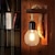 billige Væglamper-naturfiberreb brun væglampe sæt skyggefuld 1-hoved sommerhus vægmonteringslampe industriel vintage sconce lys med træ bagplade til bar gang restaurant 110-240v