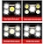 Недорогие тактические фонари-5 светодиодов, 4 передачи, регулируемый перезаряжаемый usb, портативный фонарик, фонарь, фара для кемпинга, уличная фара