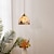 abordables Luces de isla-Iluminación led Lámpara colgante de cristal moderna Lámpara colgante de isla de cocina Lámpara colgante de techo Lámpara colgante de vidrieras para sala de estar Pasillo, barras 110-240v