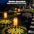billige Pathway Lights &amp; Lanterns-metal sol plænelampe gårdsplads dekoration vandtæt led solar fortov landskabsbelysning jordmonteret lampe